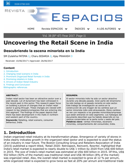 Uncovering the Retail Scene in India