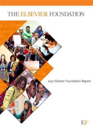 2017 Elsevier Foundation Annual Report