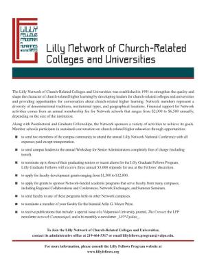 Lilly Network of Church-Related Colleges and Universities