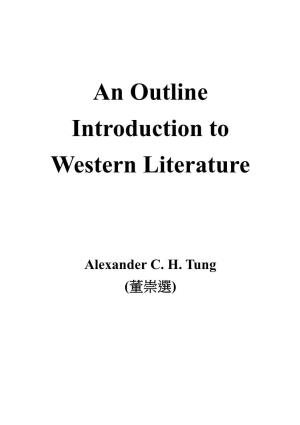 An Outline Introduction to Western Literature