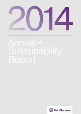 Teliasonera Annual + Sustainability Report 2014
