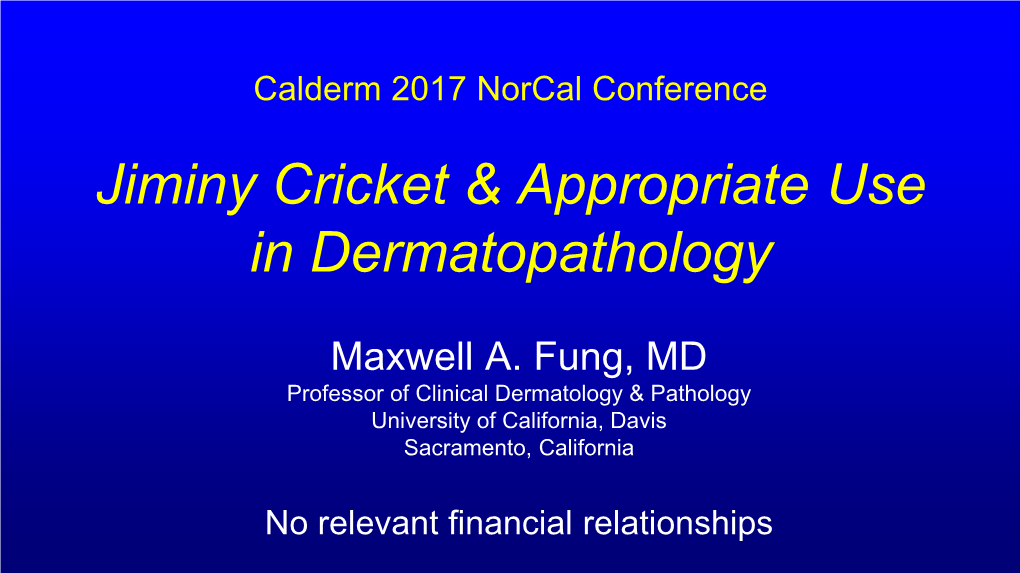 GRAND ROUNDS Department of Dermatology