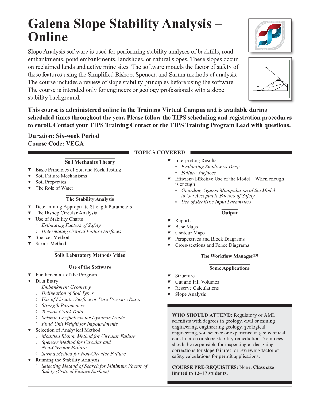 Galena Slope Stability Analysis