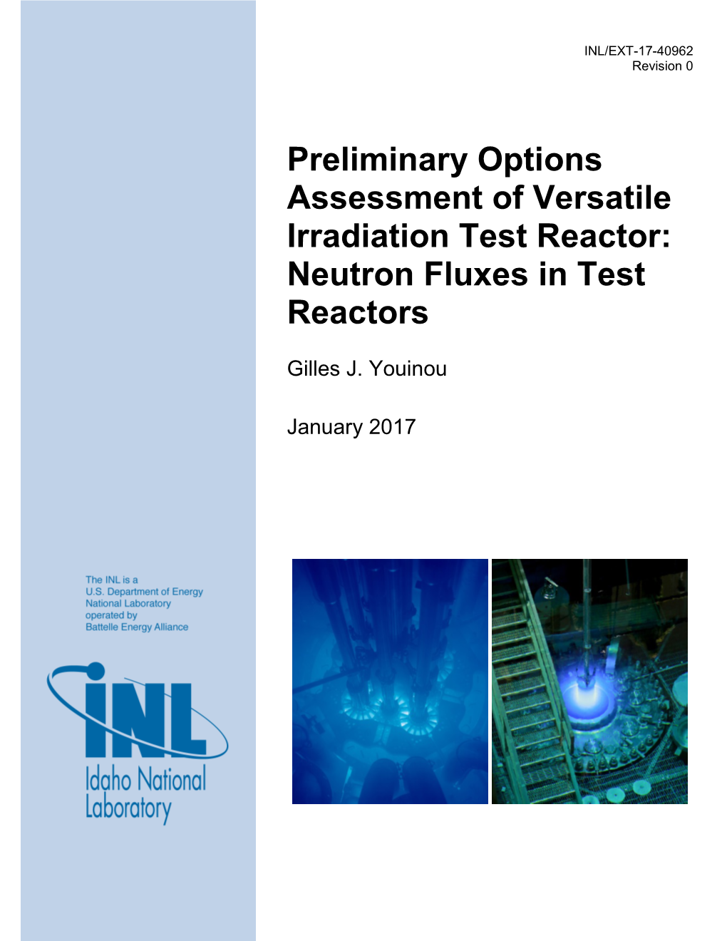 Neutron Fluxes in Test Reactors