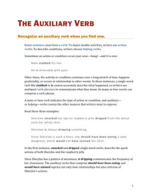 The Auxiliary Verb
