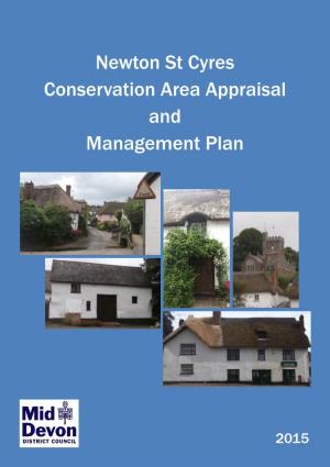 Newton St Cyres Conservation Area Appraisal and Management Plan