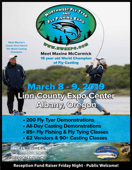 March 8 - 9, 2019 Linn County Expo Center Albany, Oregon