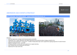 Aberdeen 365 Events Strategy