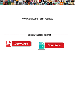 Vw Atlas Long Term Review