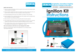 Ignition Tube Instructions