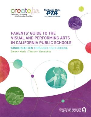 Parents' Guide to the Visual and Performing Arts