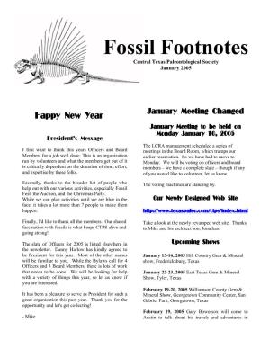 Fossil Footnotes