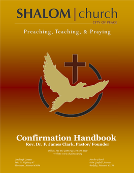 Confirmation Handbook Rev