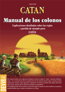 Catan – Manual De Los Colonos