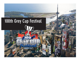 100Th Grey Cup Festival