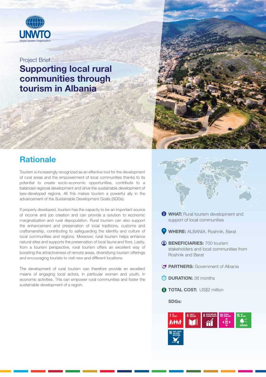 Supporting Local Rural Communities Through Tourism in Albania