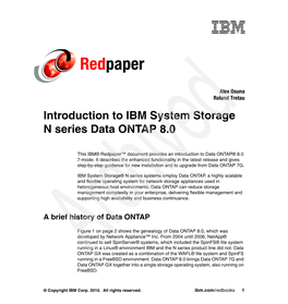 Introduction to IBM System Storage N Series Data ONTAP 8.0