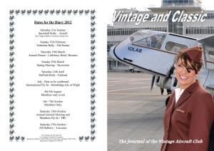 The Journal of the Vintage Aircraft Club VAC Honorary President D.F.Ogilvy