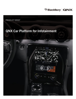 QNX Car Platform for Infotainment