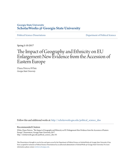 The Impact of Geography and Ethnicity on EU Enlargement:New