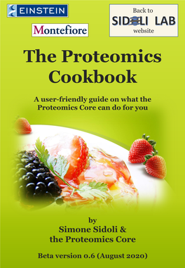 The Proteomics Cookbook