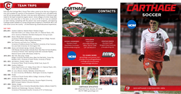 Carthage College Men's Soccer Overview