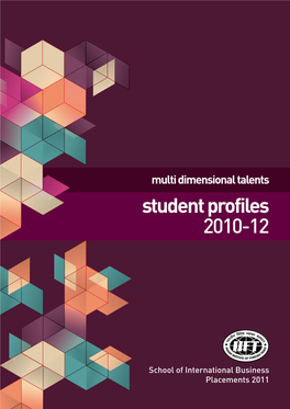 Multi Dimensional Talents Student Profiles 2010-12