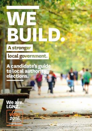 Candidate Guide to Local Authority Elections