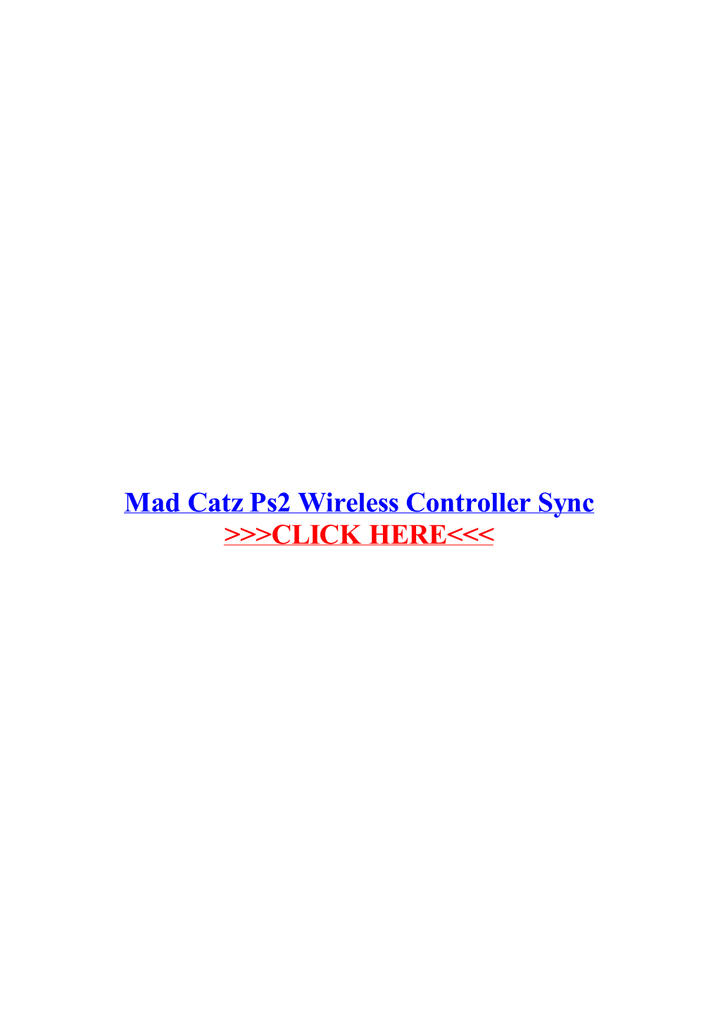 Mad Catz Ps2 Wireless Controller Sync.Pdf