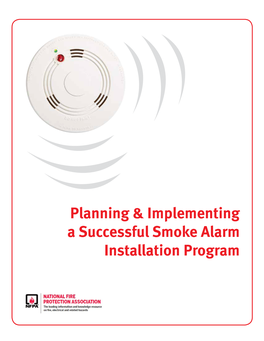 Planning & Implementing a Successful Smoke Alarm Installation Program