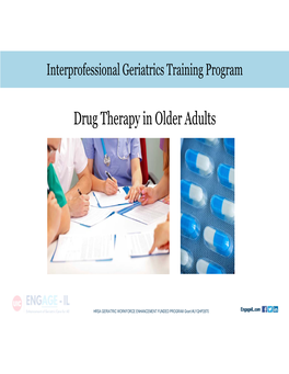 Drug Therapy in Older Adults