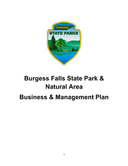 Burgess Falls State Park Business Plan
