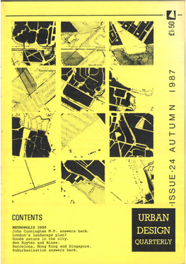 URBAN DESIGN GROUP Since 1983 I a Space - Stimulating Peoples Interest