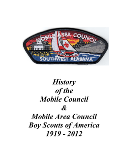 History of the Mobile Council & Mobile Area Council Boy Scouts Of