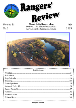 Volume 21 No. 2 July 2015