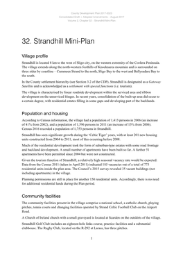 32. Strandhill Mini-Plan