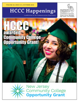 OCTOBER 2018 HCCC Happenings a Publication of the Communications Department