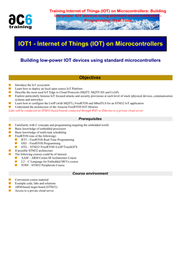 IOT) on Microcontrollers: Building Low-Power IOT Devices Using Standard Microcontrollers - Programming: Real-Time