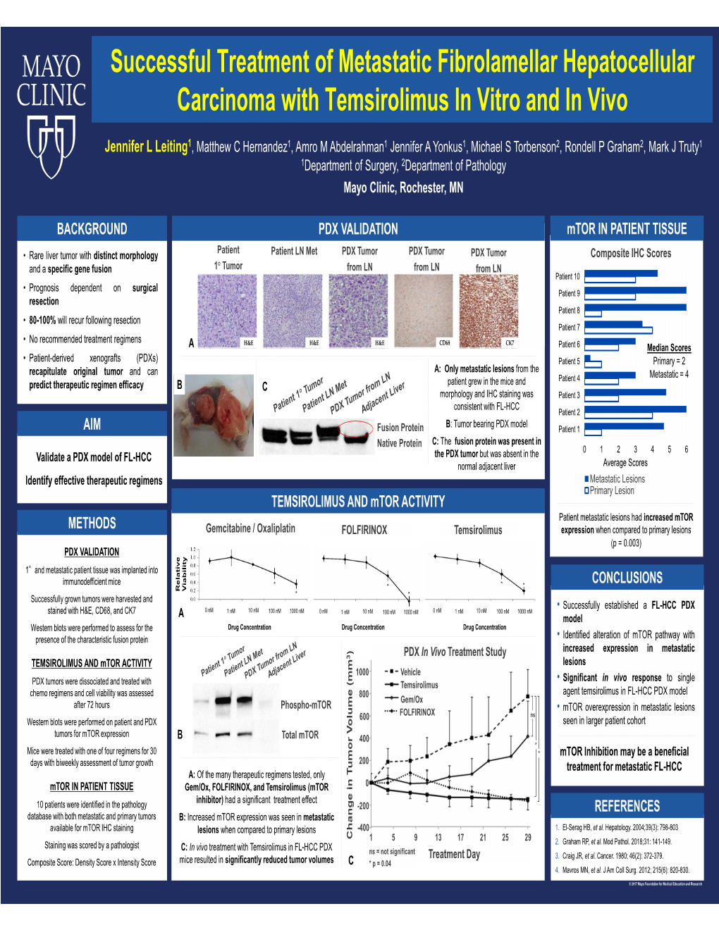 Successful Treatment of Metastatic Fibrolamellar Hepatocellular Carcinoma with Temsirolimus in Vitro and in Vivo