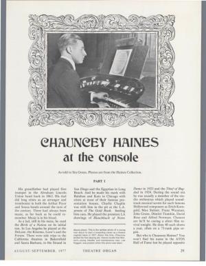 Ehaljneey HAINES at the Console