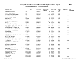 AR Depopulation Report Michigan Workers Compensation Placement Facility Depopulation Report Page 2 Assigned Risk Renewals: July/August/September