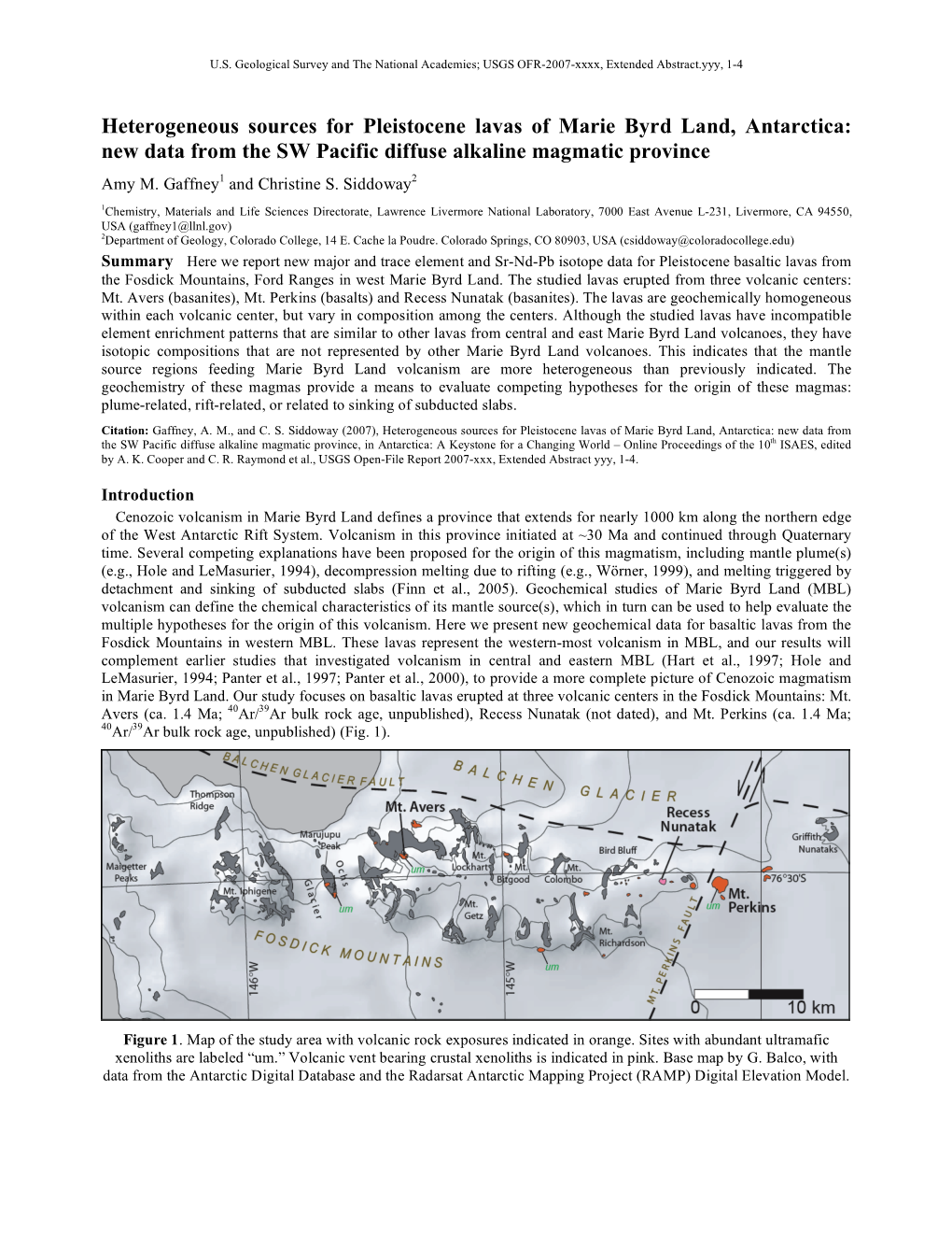 Heterogeneous Sources for Pleistocene Lavas of Marie Byrd Land, Antarctica: New Data from the SW Pacific Diffuse Alkaline Magmatic Province