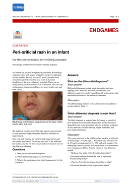 Peri-Orificial Rash in an Infant