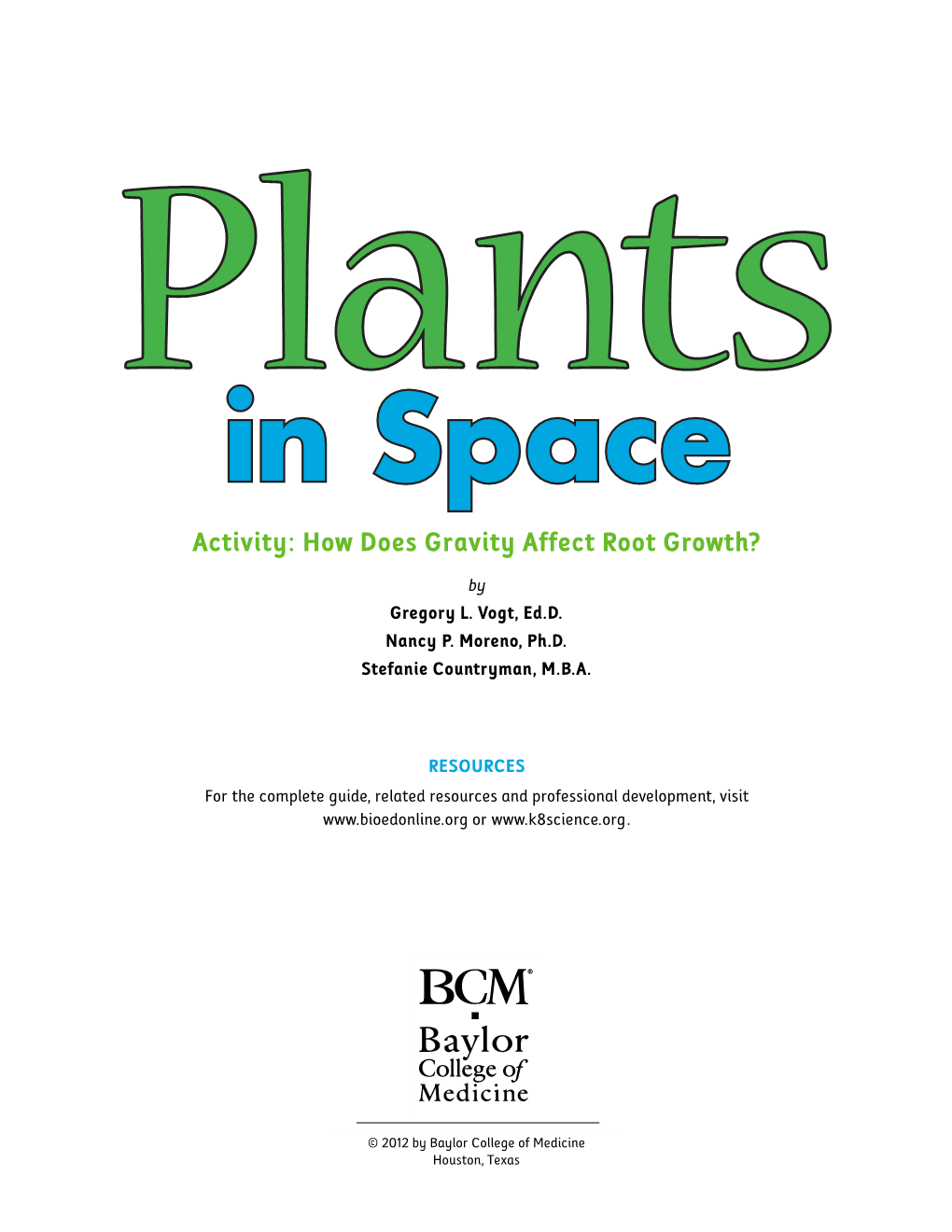Plants in Space