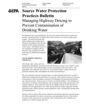 EPA Source Water Protection Practices Bulletins
