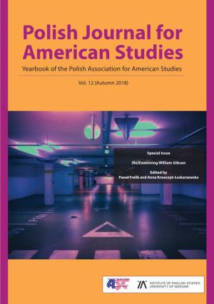 Polish Journal for American Studies Yearbook of the Polish Association for American Studies
