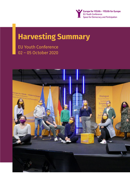 Harvesting Summary EU Youth Conference 02 – 05 October 2020 Imprint