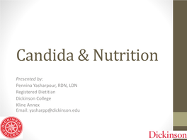 Candida & Nutrition