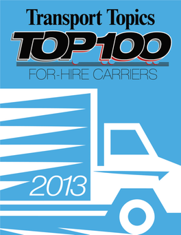 2013 Top 100 For-Hire
