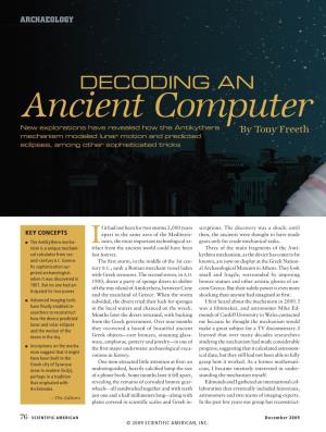 Decoding an Ancient Computer